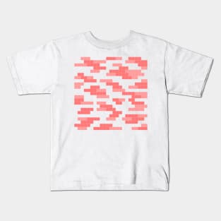 Pixel Coral Pattern Kids T-Shirt